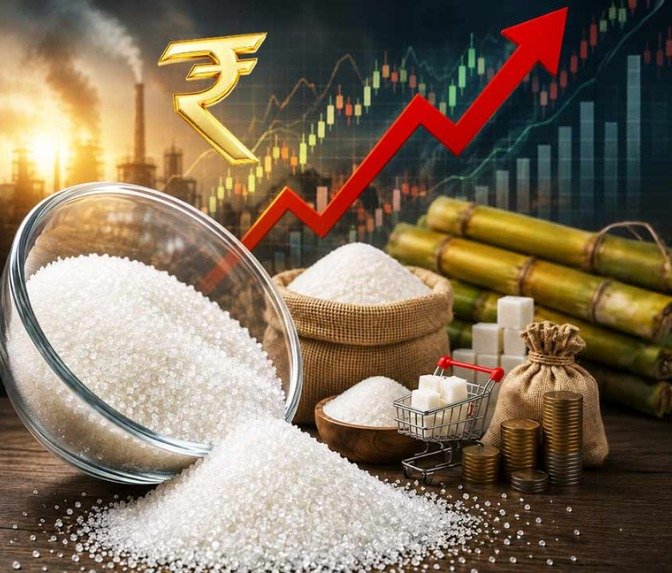 Sugar Price Hike in India due to ethanol policy and lower sugar production