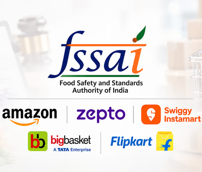 FSSAI action on Amazon Zepto and Swiggy Instamart